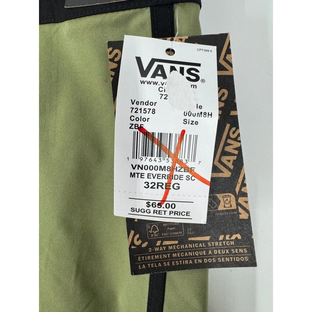 Vans Mens MTE Everride Scalloped Green Black 18